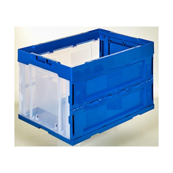 TRUSCO中山 代引き不可 TRUSCOトラスコ α折りたたみコンテナ 50L CR