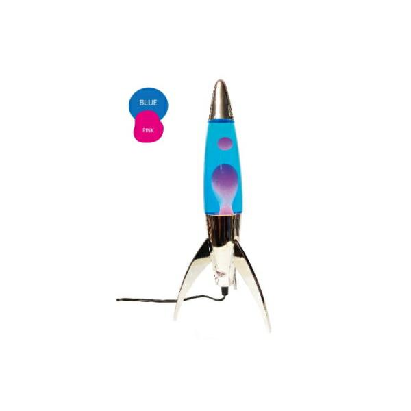 ショ156565 【アメリカン雑貨】ラバランプ【ブルー×ピンク】【青