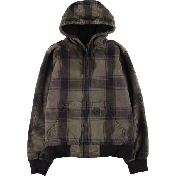 激レアCarhartt アクティブジャケット チェック柄 Mサイズ 短丈 古着
