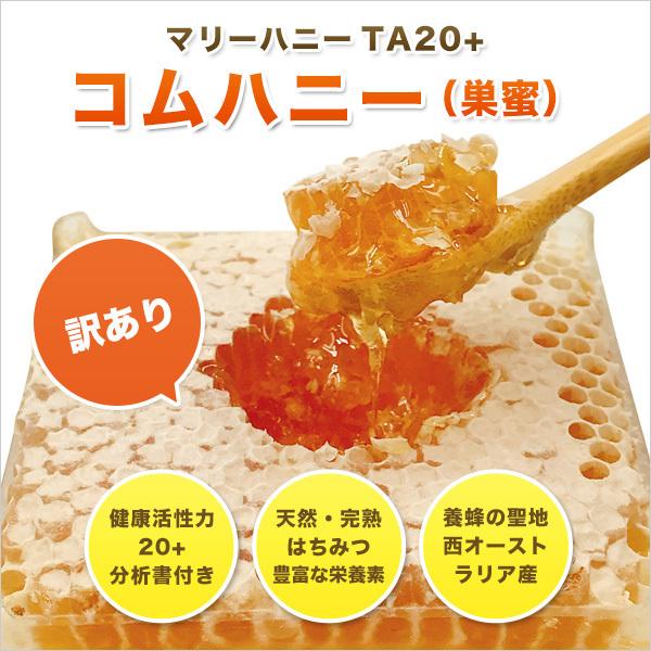 MEDY-JARA 訳あり マリーハニーTA 20+ コムハニー 巣蜜 内容量300g以上