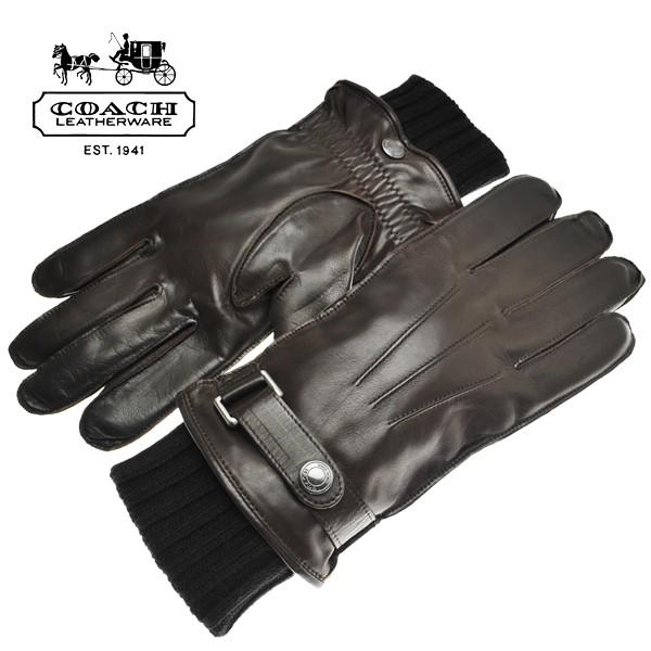 COACH（コーチ） メンズ 手袋 COACH MENS F85859 レザー 本革 3WAY
