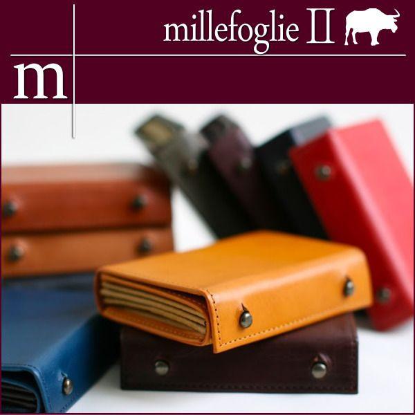 財布 エムピウ 二つ折り財布 革 ウォレット ミッレフォッリエ2 P 25mm