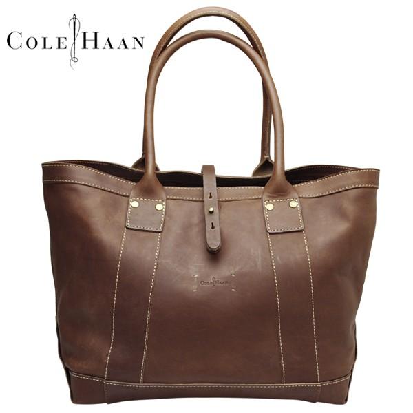 COLE HAAN（コールハーン） メンズ トートバッグ 本革 総革 レザー 茶