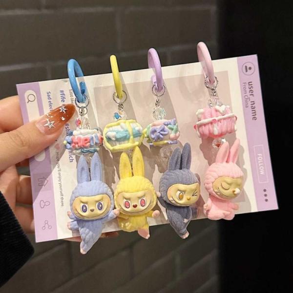 期間限定500円offクーポン／全6色 ラブブ ぬいぐるみストラップ