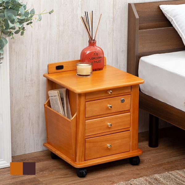 LYNN HOLLAND ベッドサイドテーブル 引き出し付き LYNN HOLLAND ベッド