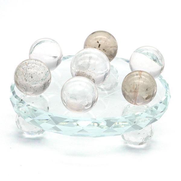 パワーストーン ヒマラヤ水晶 七星陣 天然石 浄化 置物 開運 オブジェ