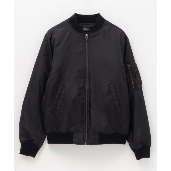 MA-1 フライトジャケット メンズ はっ水 袖リブ ポケット ブルゾン