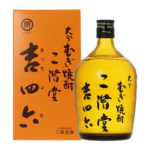 吉四六 二階堂酒造 むぎ焼酎 二階堂 きっちょむ 瓶 25度 箱付 720ml 麦