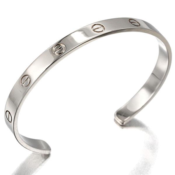 LOVE（Cartier） カルティエ Cartier ラブブレス K18WG #19 ホワイト
