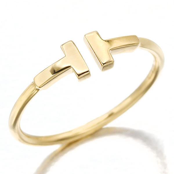 Tiffany T ティファニー TIFFANY&Co. Tワイヤー リング 26.5号 K18YG
