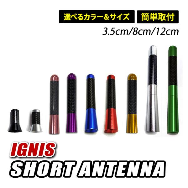 イグニス ショートアンテナ ヘリカル アンテナ 簡単取付 車 高感度