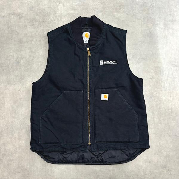 CARHARTT Duck Vest M/BLACK カーハート ダックベスト ブラック