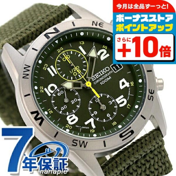 SEIKO（セイコー） クロノグラフ 逆輸入 海外モデル SND377P2 SND377R