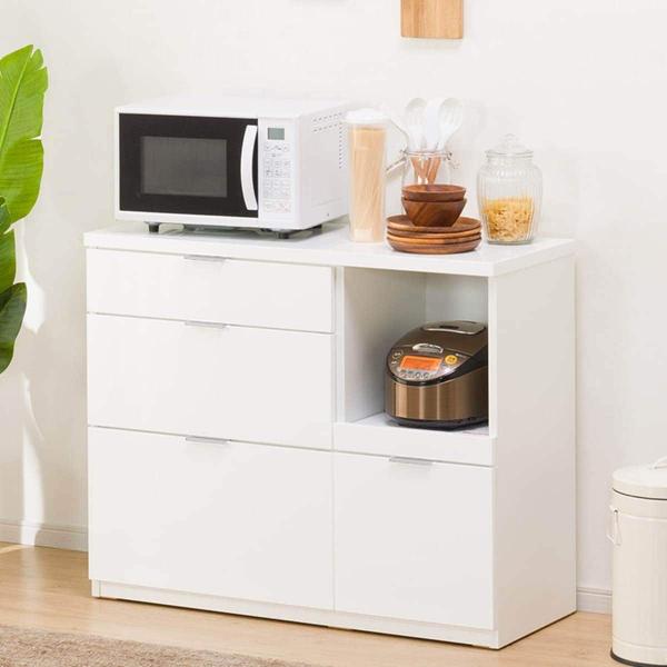 ニトリ（NITORI） カウンター (エトナ105CT WH/SI) ニトリ期間限定：4