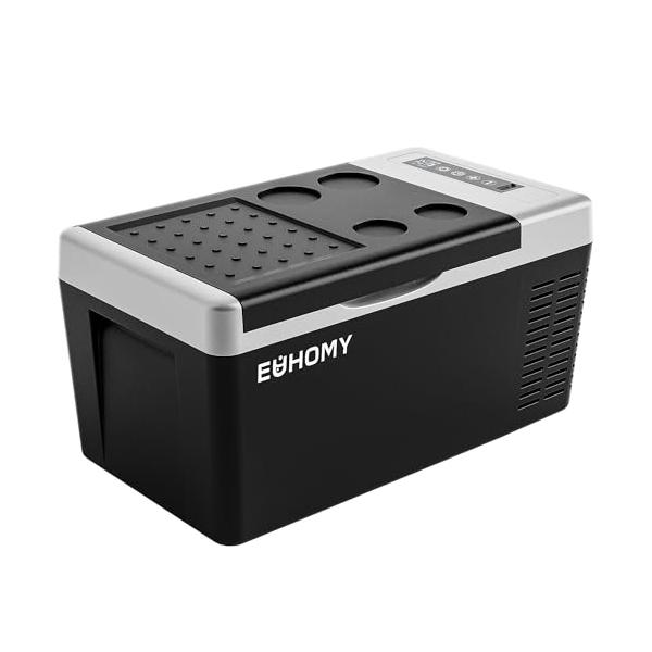 EUHOMY 車載冷蔵庫 ポータブル冷蔵庫 小型 -20**20* 急速冷凍 18L 冷凍