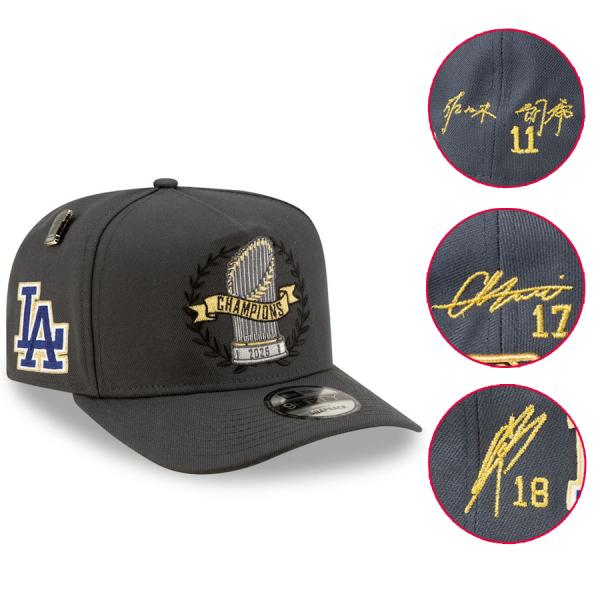 ⭐︎阪神タイガース ニューエラ キャップ 伊原投手 今朝丸投手 サイン