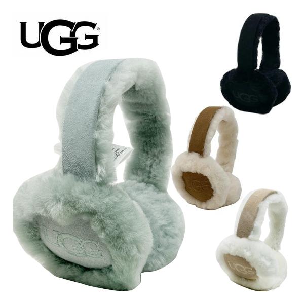 UGG（アグ） 並行輸入品 イヤーマフ シープスキン エンブロイダリー