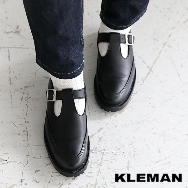 KLEMAN（クレマン） 正規品 T字ストラップレザーシューズ DAISYOR 靴