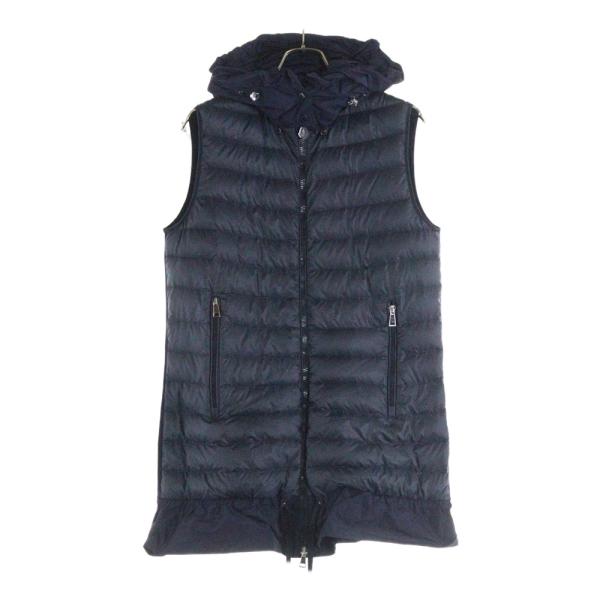MONCLER（モンクレール） 18SS GILET 裾フリル 異素材切替 フーデッド