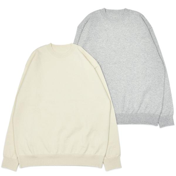 Yonetomi（ヨネトミ）RIGID CASHMERE SWEATER Crew Neck Pullover