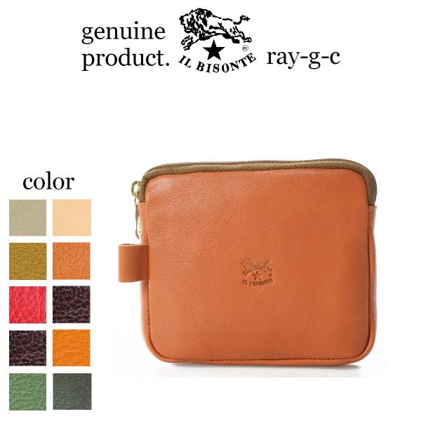 IL BISONTE（イルビゾンテ） コインケース スクエア マルチケース