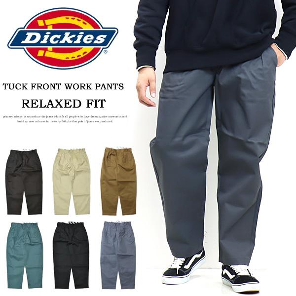 Dickies（ディッキーズ） タック入り リラックスフィット テーパード