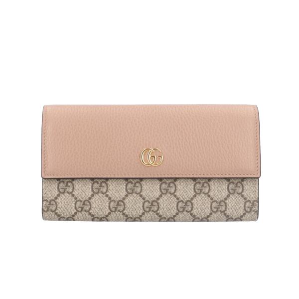 GUCCI（グッチ） ダブルG バイカラーコンチネンタルウォレット 長財布