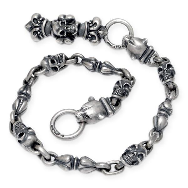 Gaboratory（ガボラトリー） ウォレットチェーン スカルオン4ハート