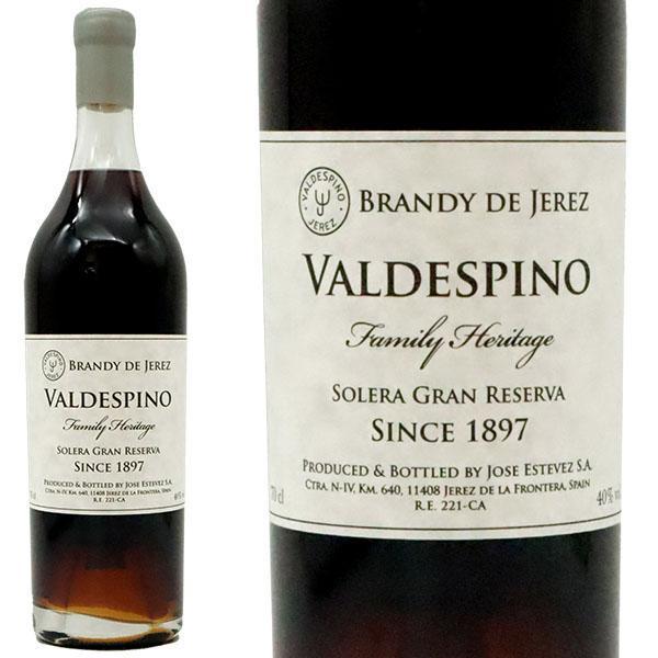 バルデスピノ ファミリー・ヘリテージ・ブランデー ソレラ・グラン