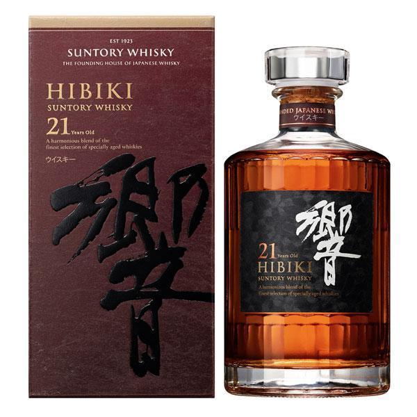 サントリー 響 21年 700ml 43％ 箱入り 正規 新ラベル （ブレンデッド