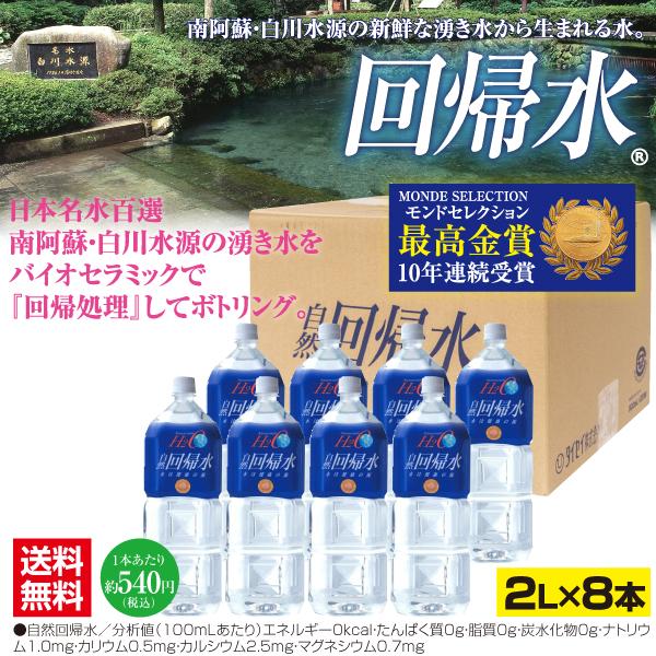 自然回帰水ボトル(2L×8本) : タイセイオンラインショップ - 通販