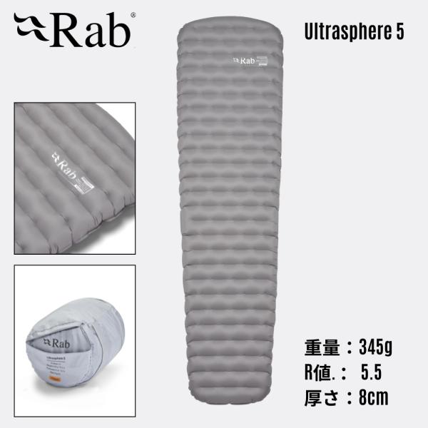 Rab（ラブ） Ultrasphere 4.5 ウルトラスフィア 4.5 R値 エアマット