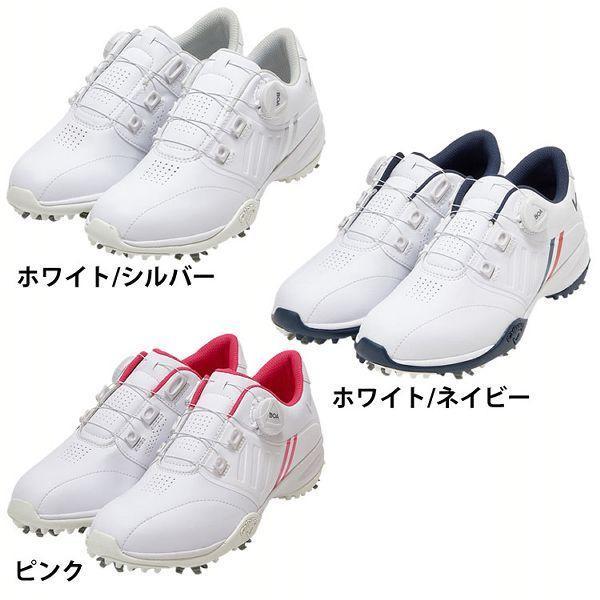 ゴルフシューズ レディース キャロウェイ ダイヤル式 靴 ゴルフ