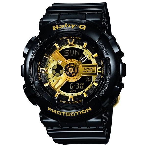 BABY-G BA-110-1AJF CASIO カシオ Baby-G ゴールド ブラック 黒金