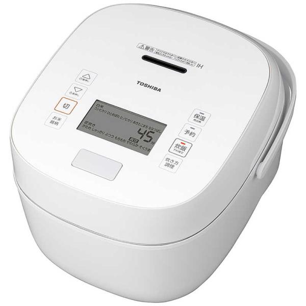 東芝 TOSHIBA 炊飯器 1升 炎匠炊き 真空圧力IH グランホワイト RC