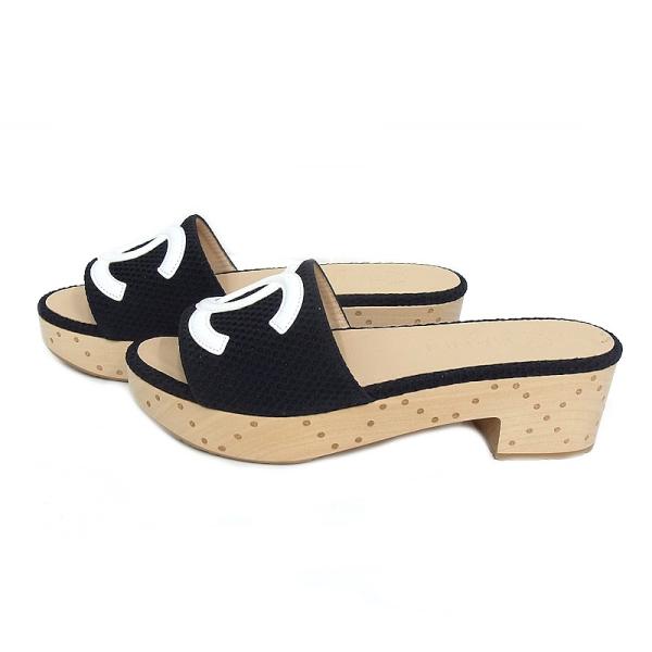 CHANEL（シャネル） サンダル ココマーク ウッドソール サイズ36 日本