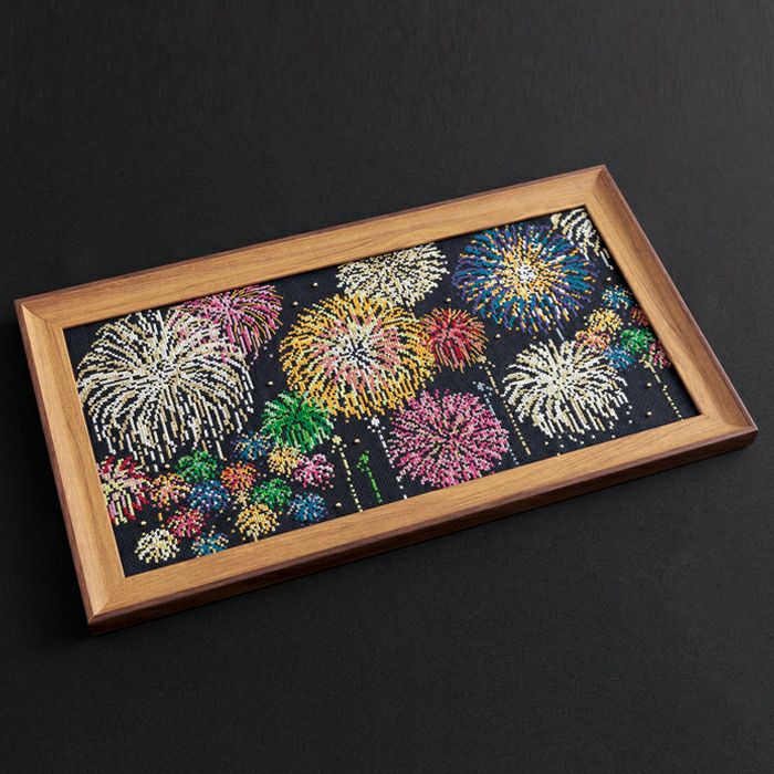 クロスステッチフレーム＜ハロウィンの訪れ＞ | リバティ 生地、編み物