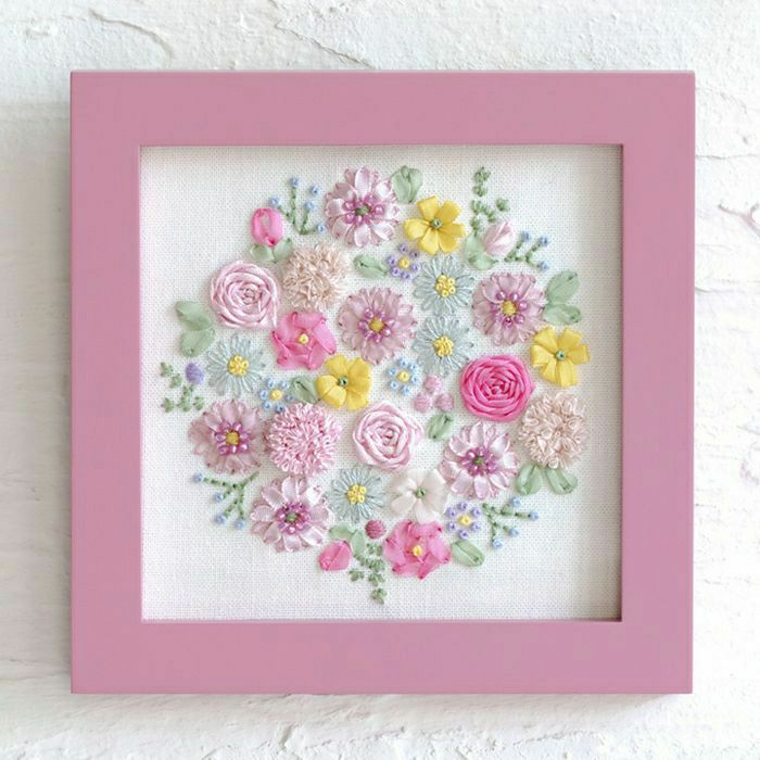 ステッチミニフレーム＜雛人形＞ | リバティ 生地、編み物、刺繍