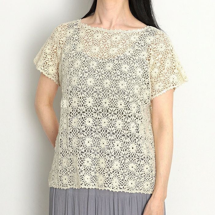 ブランケット＜睡蓮＞（編み物 材料セット） | リバティ 生地、編み物