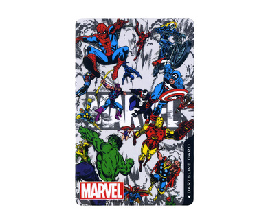 ダーツライブカードマーベルキャラクター4枚 ダーツライブカード