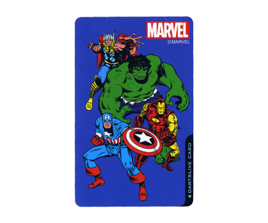 ダーツゲームカード【ダーツライブ】NO.1640 マーベルヒーロー3rd