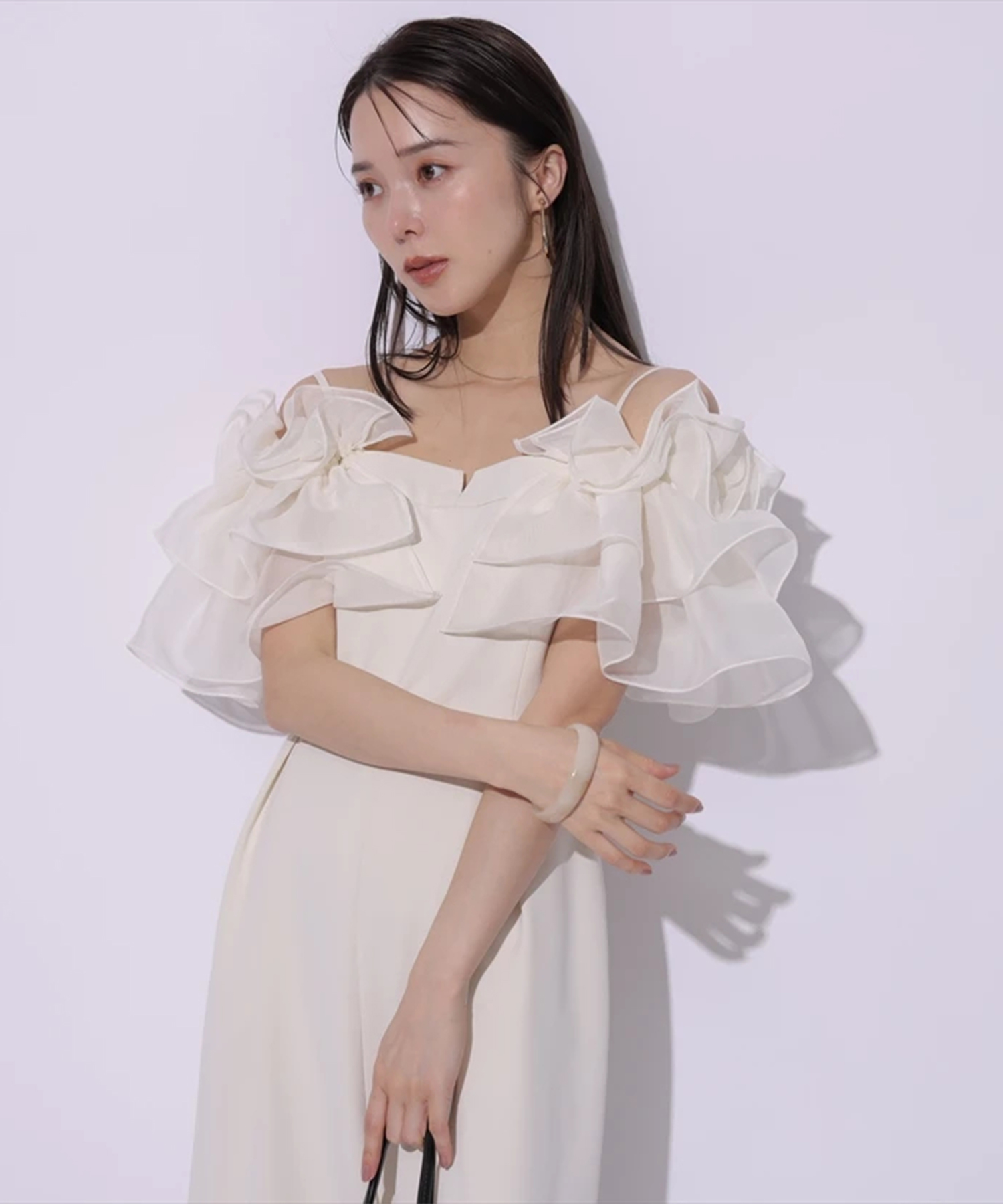 チュールスリーブロンパース | ドレス | Mystrada（マイストラーダ