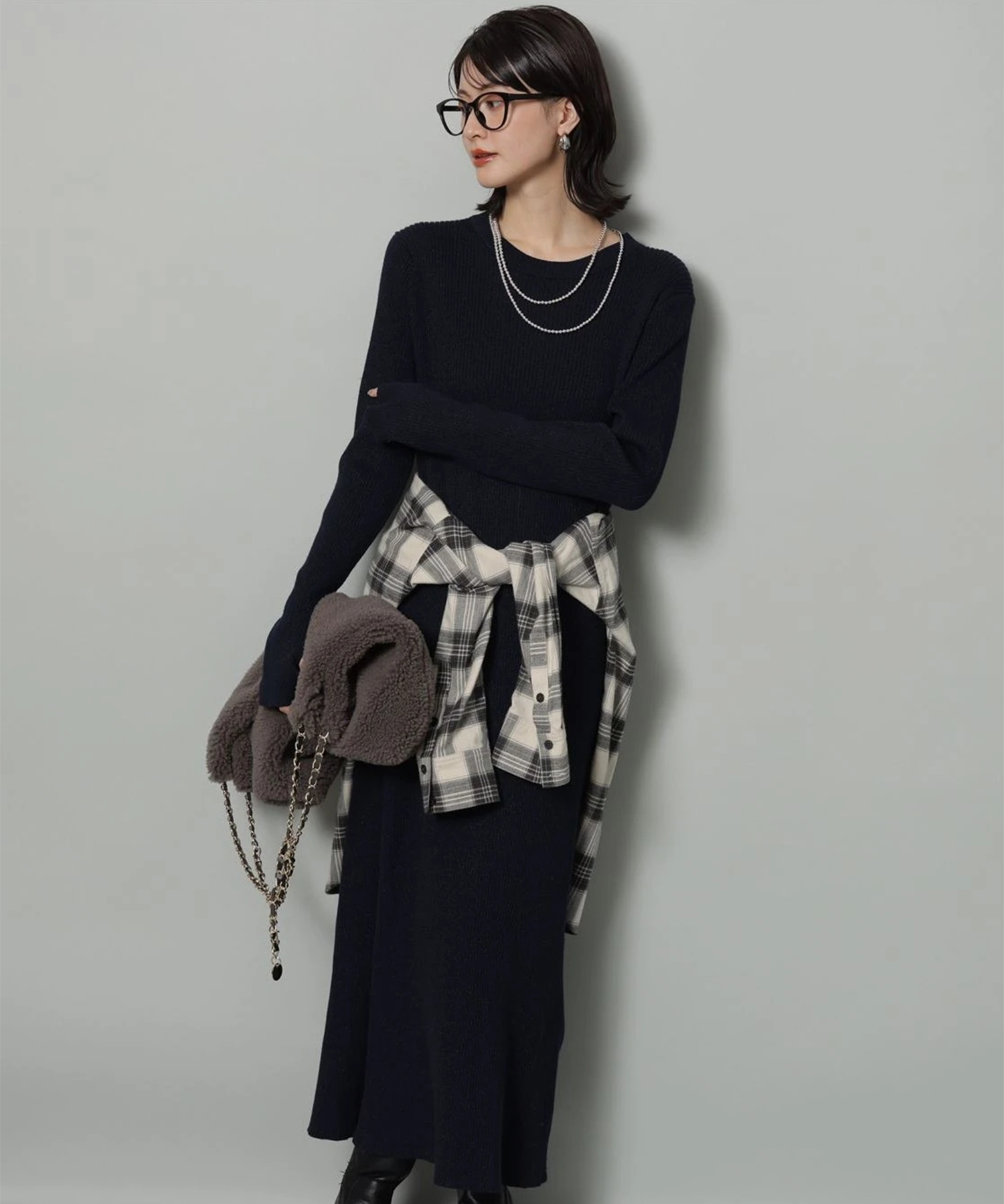 ラメニットロングワンピース | ワンピース | Arpege story