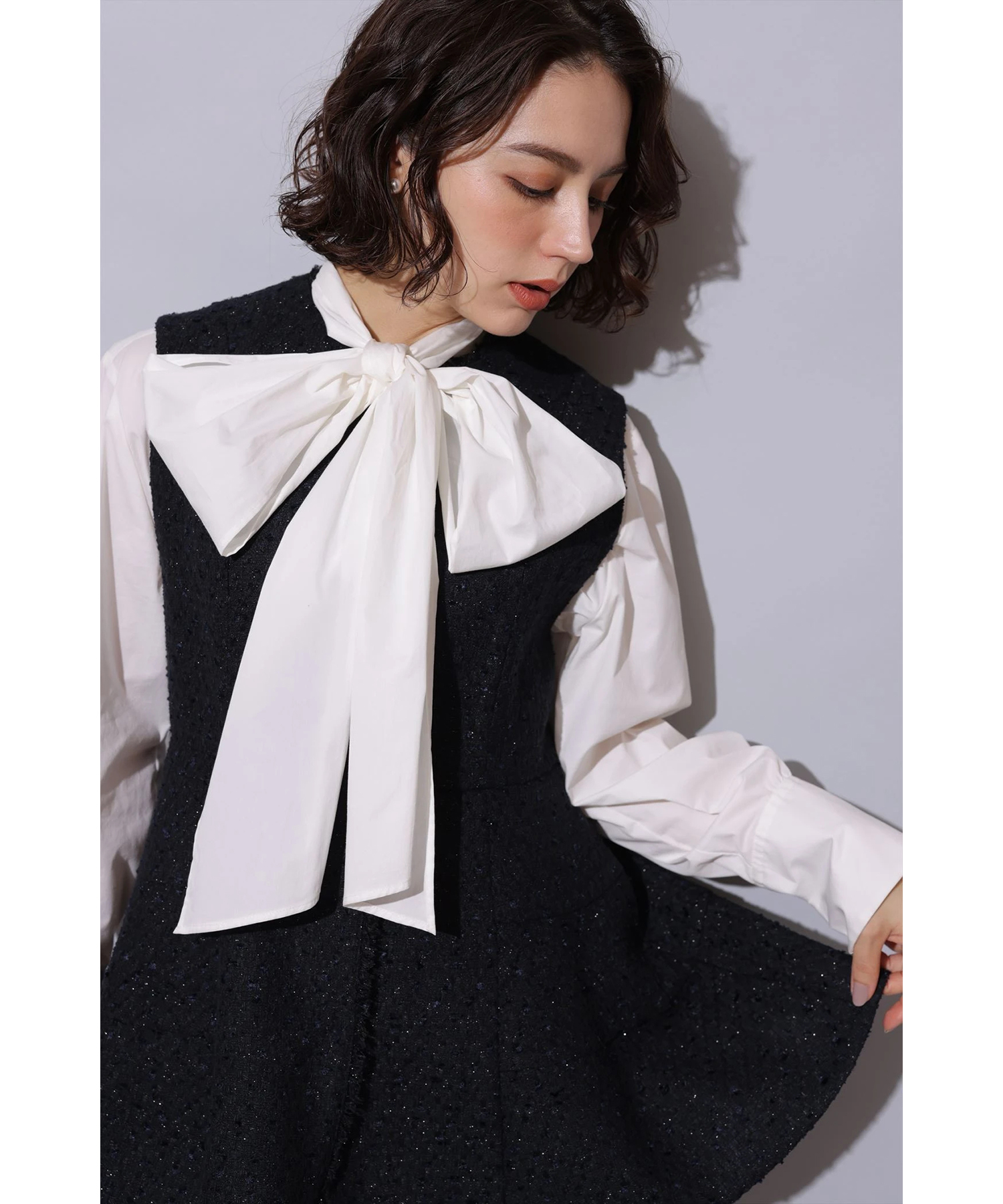 ツイードフレアジレ | ジャケット | Arpege story（アルページュ