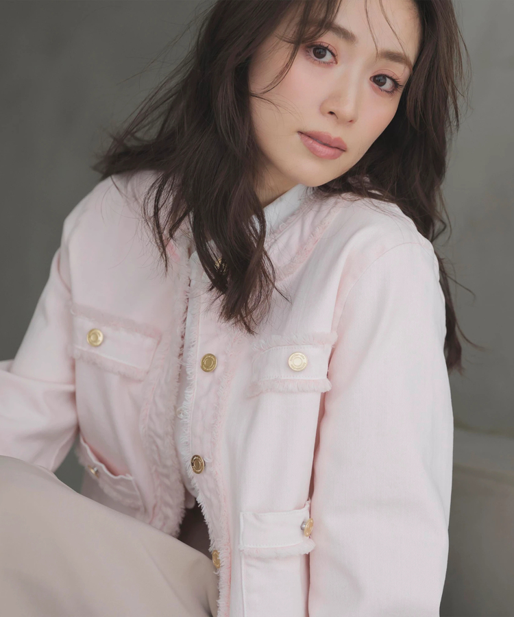 トラッドノーカラーデニムジャケット | ジャケット | Apuweiser-riche