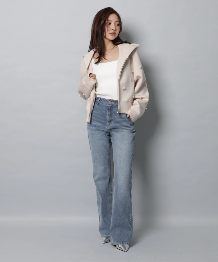 ポイントパーツフレアデニム | デニム | Apuweiser-riche