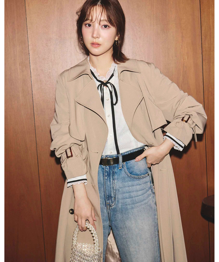 サイドプリーツトレンチコート | コート | Apuweiser-riche