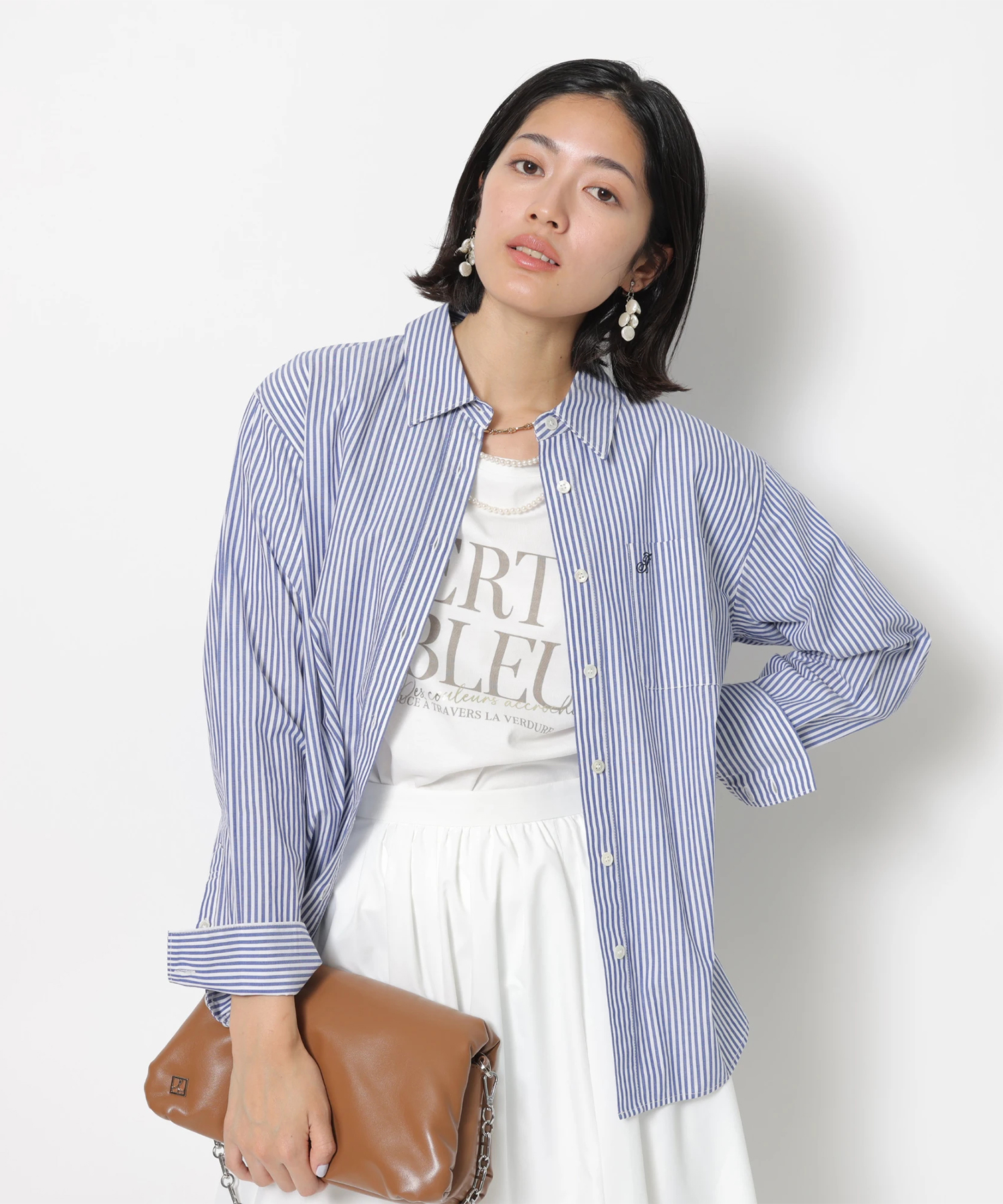 刺繍入りシャツ | シャツ・ブラウス | JUSGLITTY（ジャスグリッティー