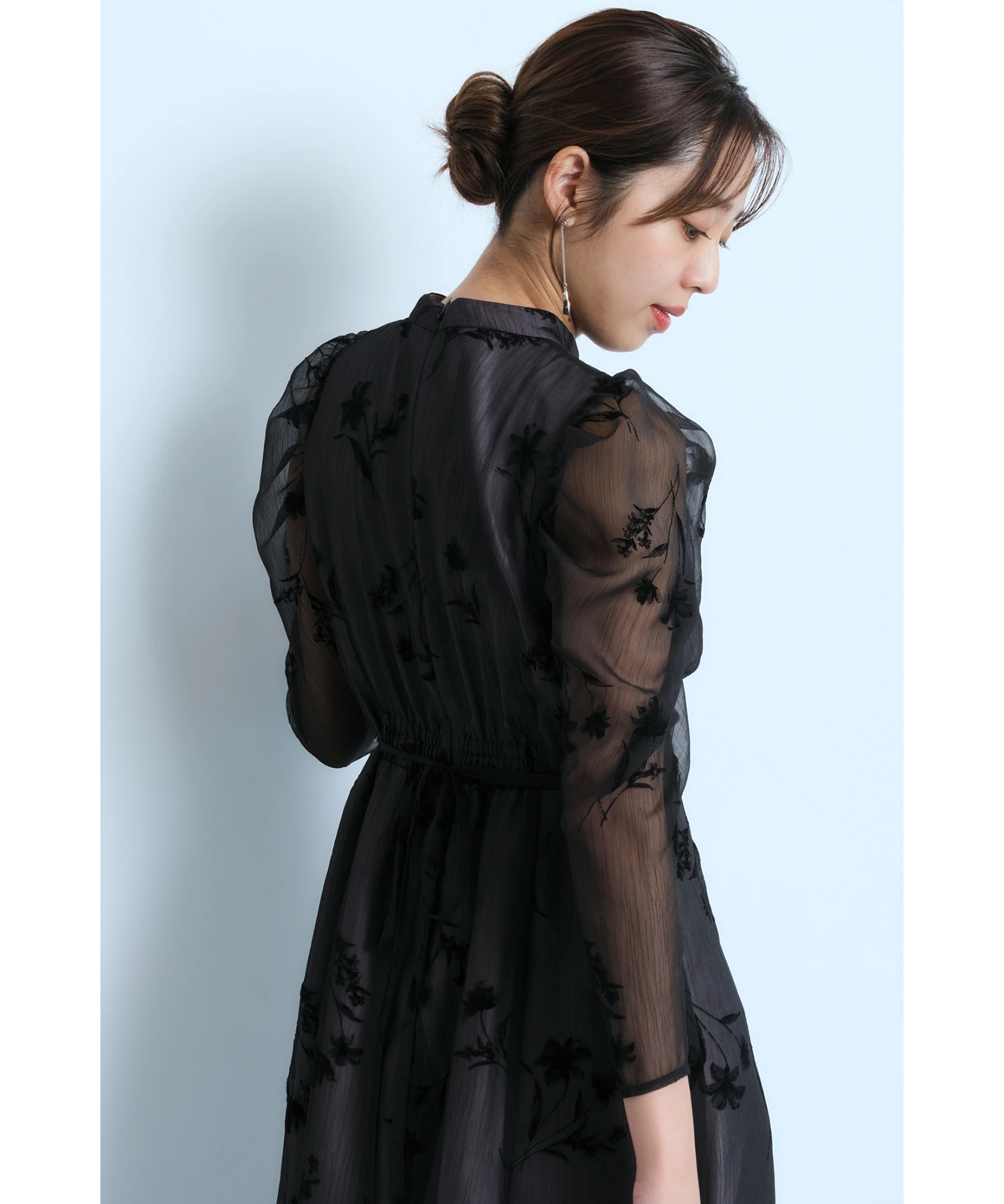 フロッキープリントワンピース | ドレス | JUSGLITTY（ジャス