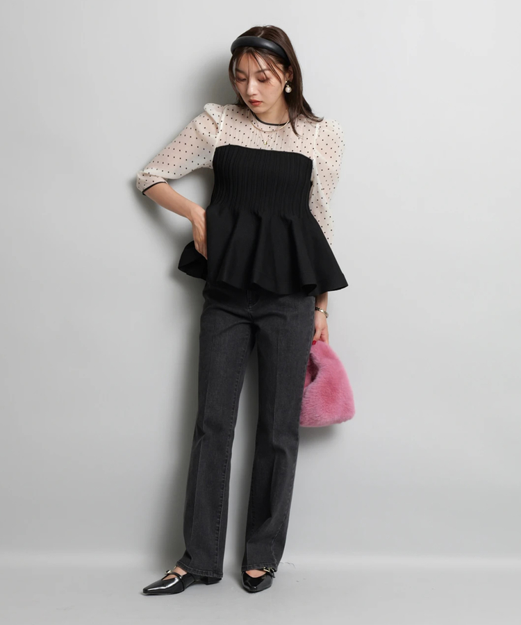 センタープレス美脚デニム | デニム | JUSGLITTY（ジャスグリッティー